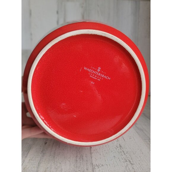 Waechtersbach serving bowl red Christmas Tree vintage - Picture 5 of 5